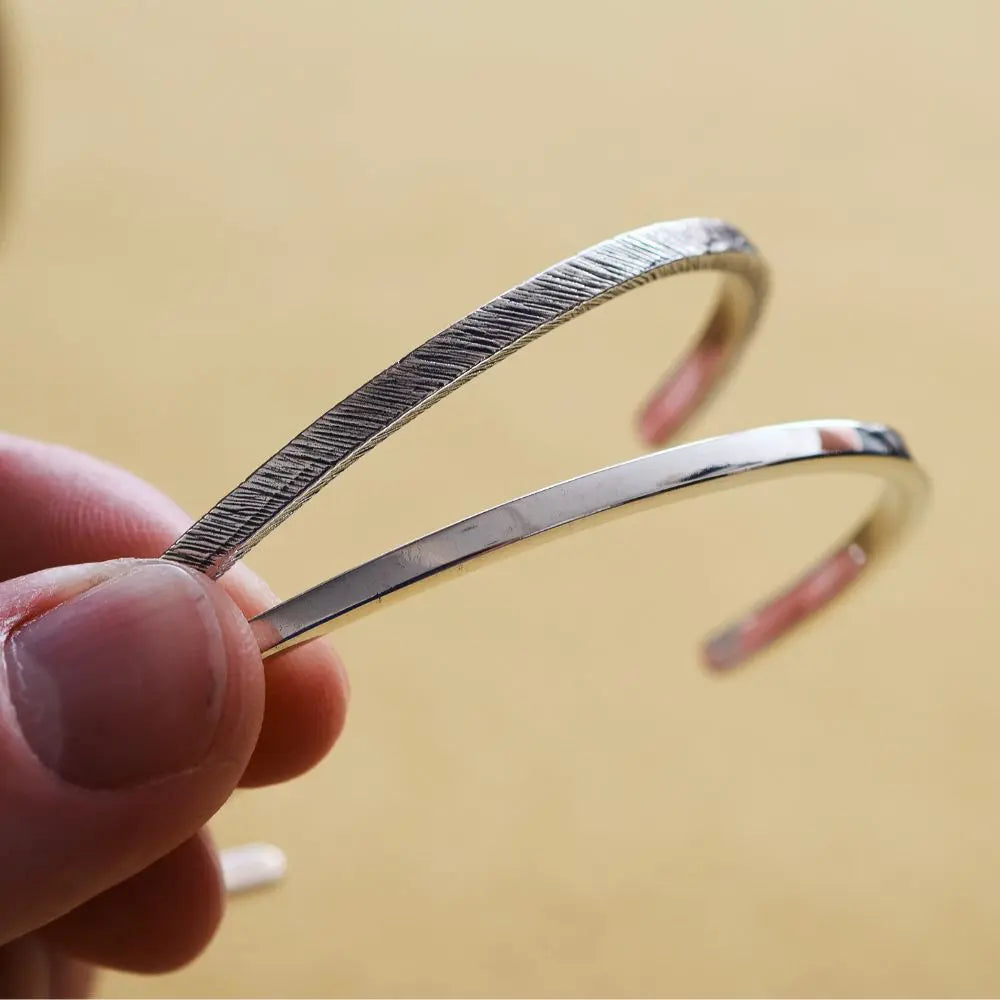 zilveren herenarmband met strak en modern design