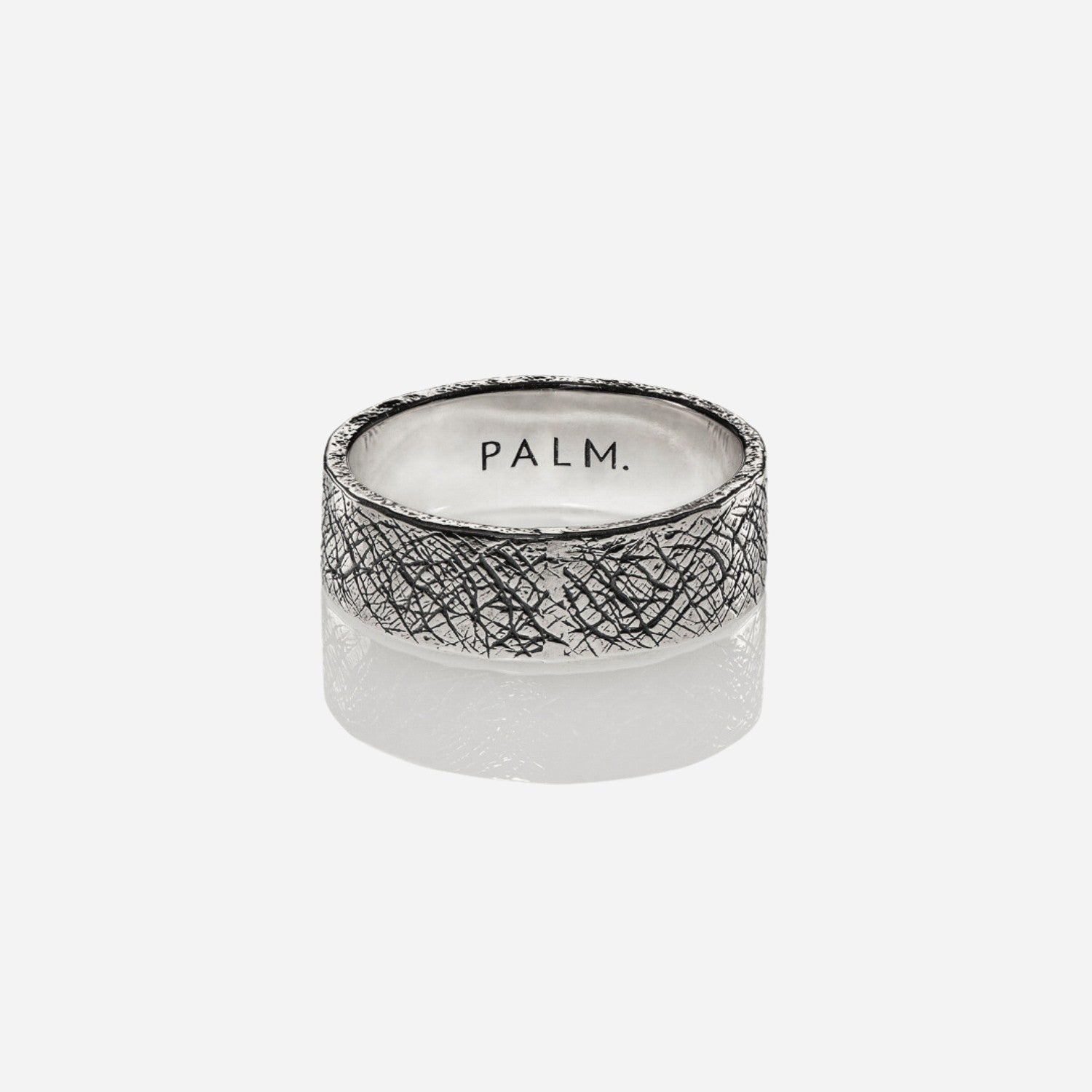 Robuuste zilveren herenring met modern design – NOX RING GROOT van PALM. Jewelry