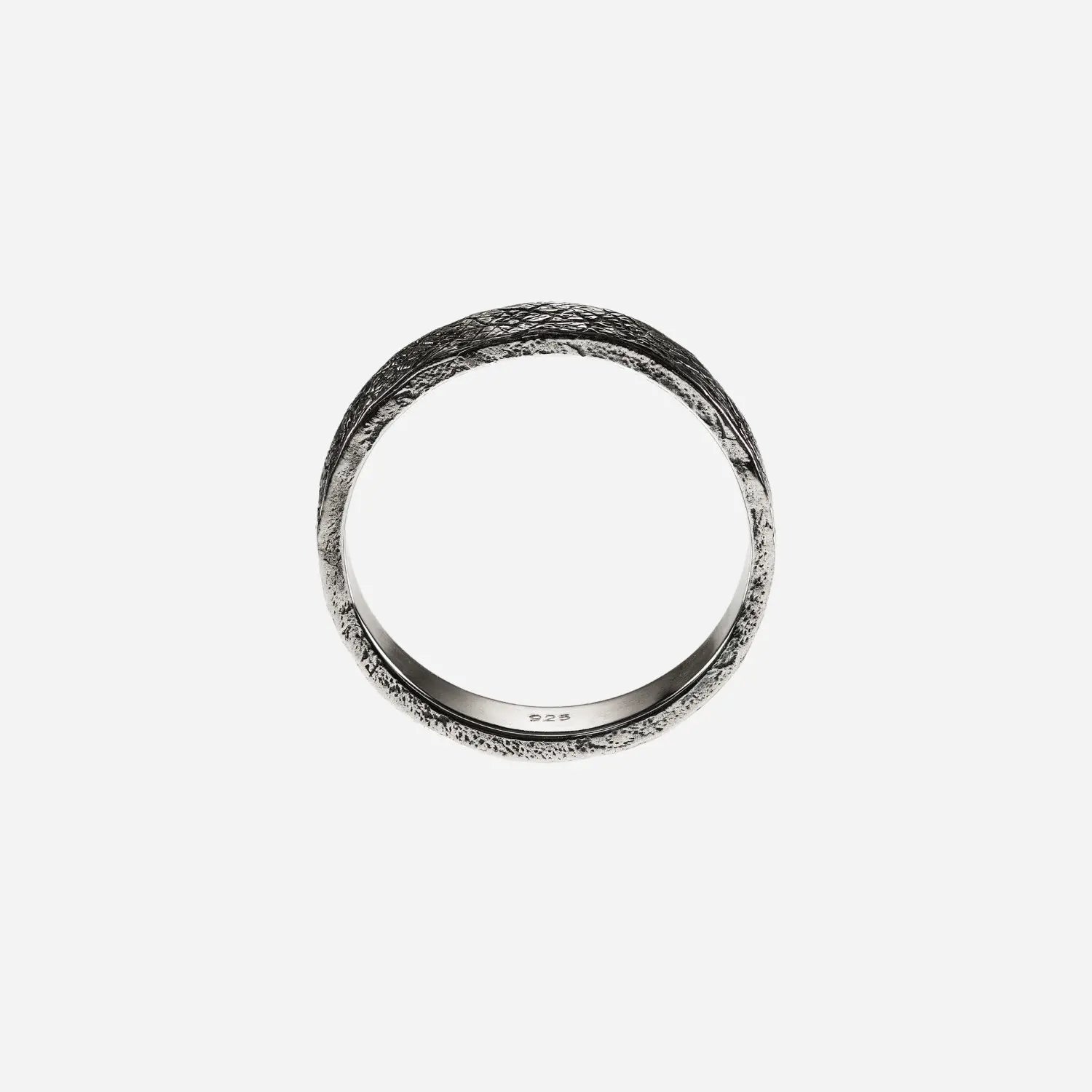 Minimalistische zilveren herenring – NOX RING MEDIUM, handgemaakt door PALM. Jewelry