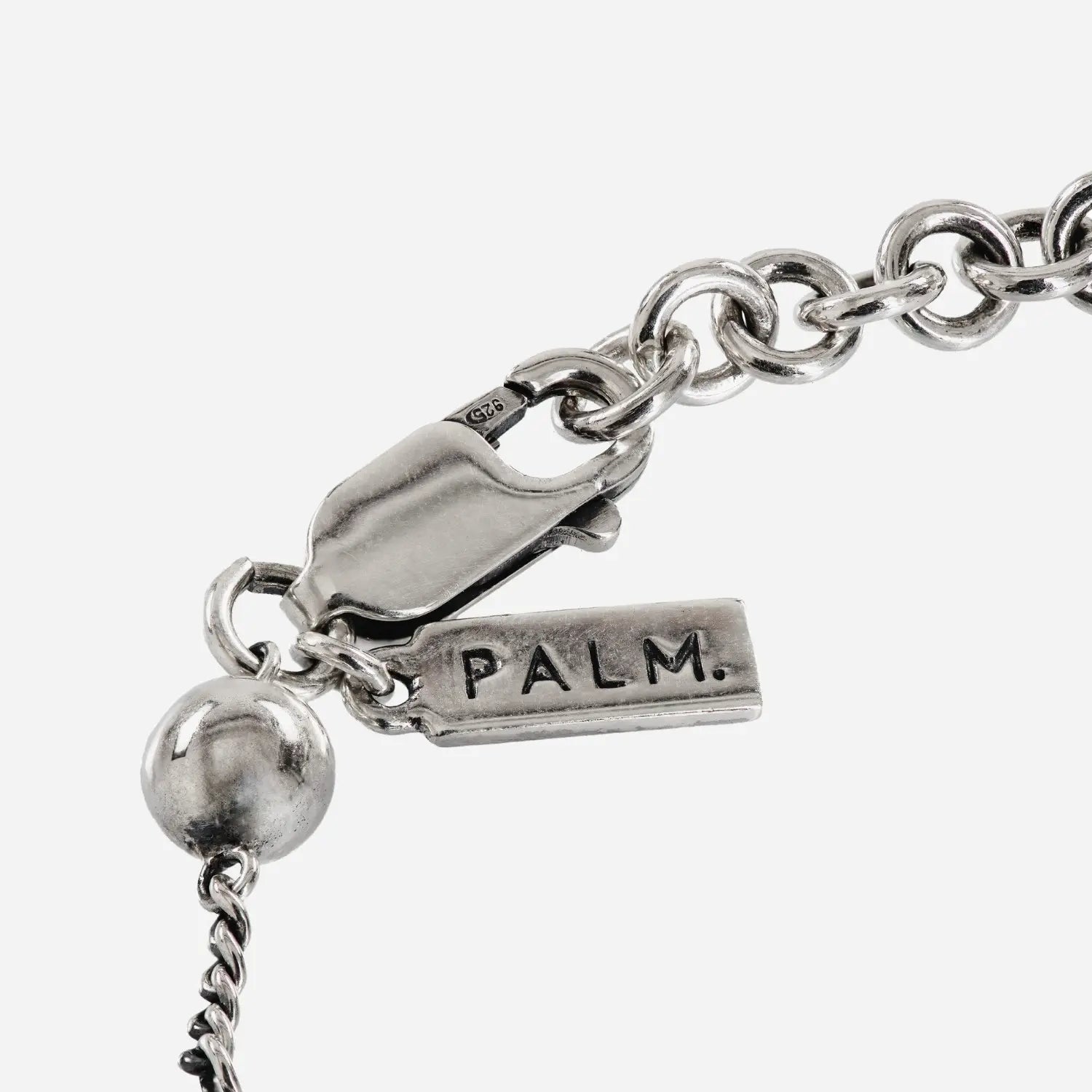 Stijlvolle zilveren herenarmband met onyx accenten – ONYX BRACELET van PALM. Jewelry