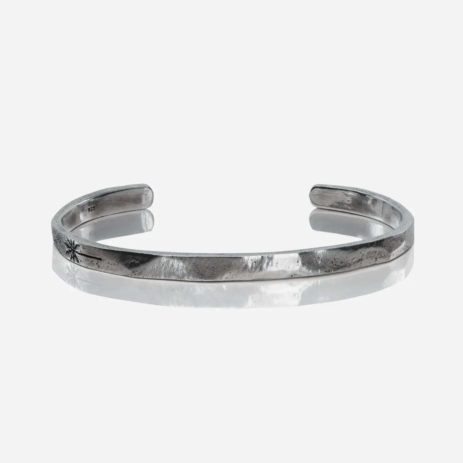 Stoere zilveren herenarmband – PALM CUFF handgemaakt van 925 sterling zilver door PALM. Jewelry