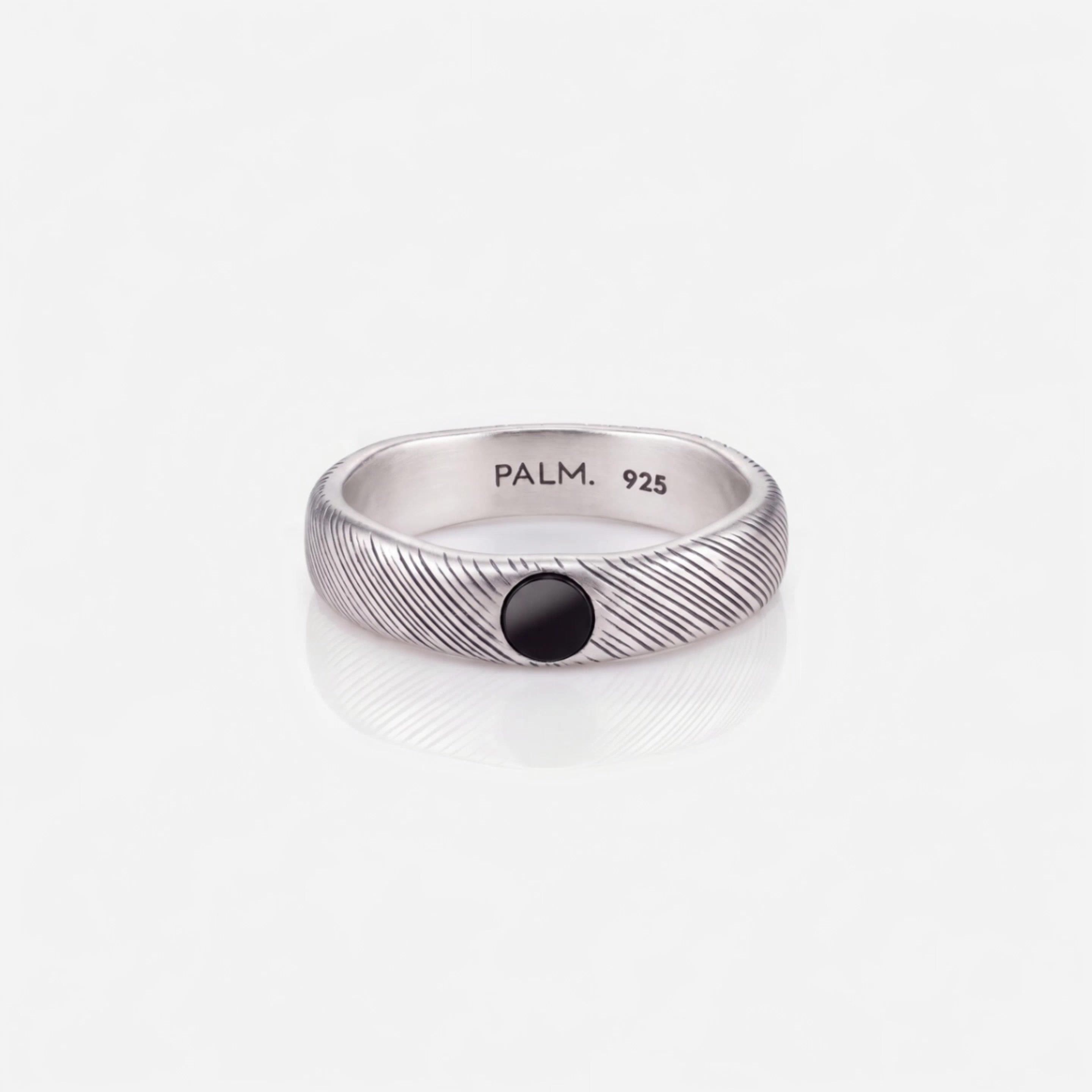 Umbra Ring zilveren herenring, 360 graden draaibaar aanzicht @360