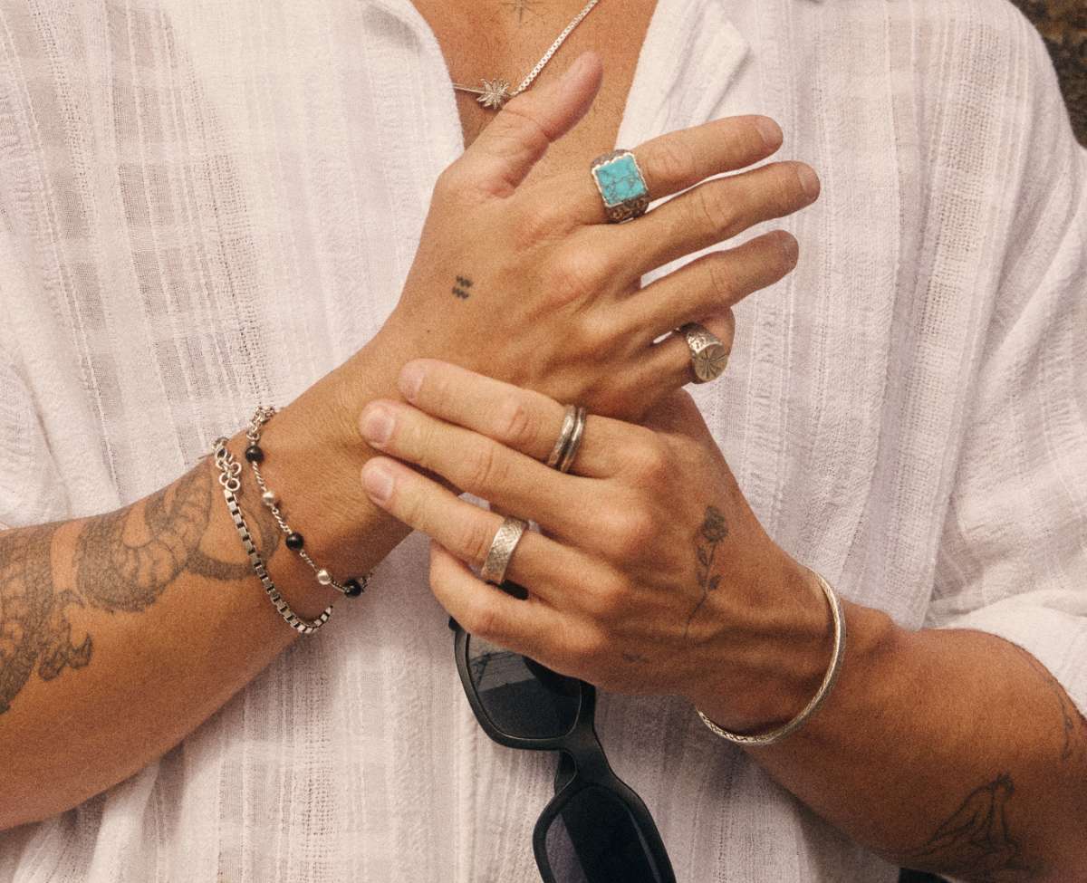 Duurzame handgemaakte herenring van 925 sterling zilver