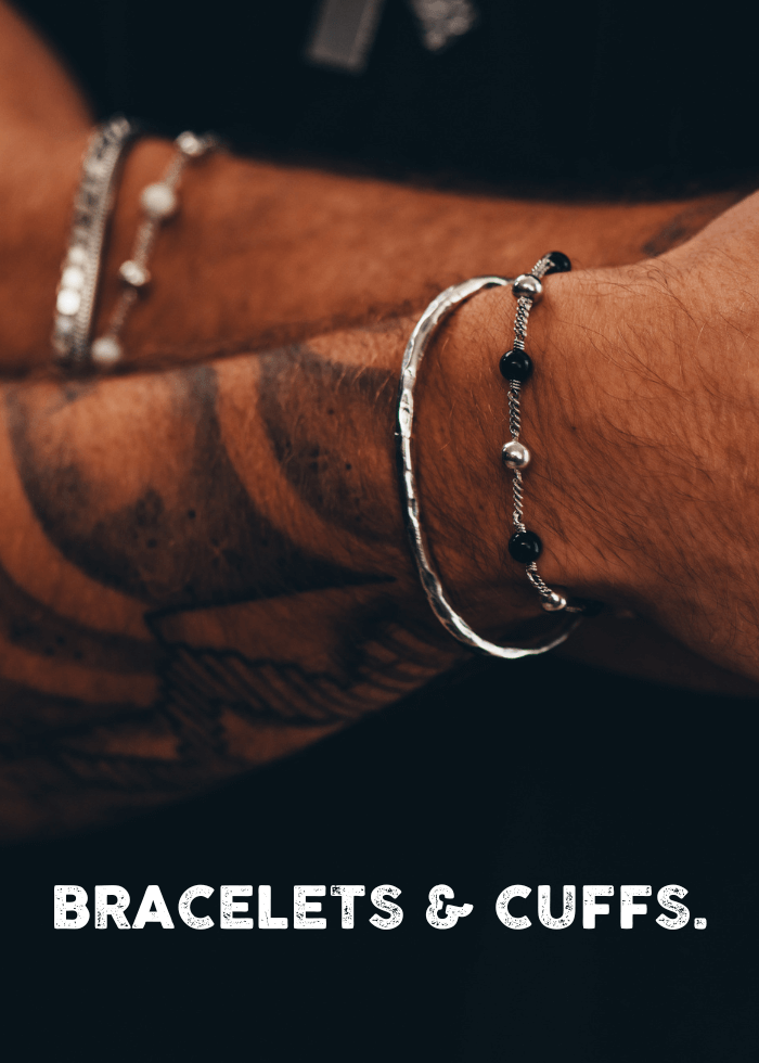 Men's Silver Bracelets & Bangles