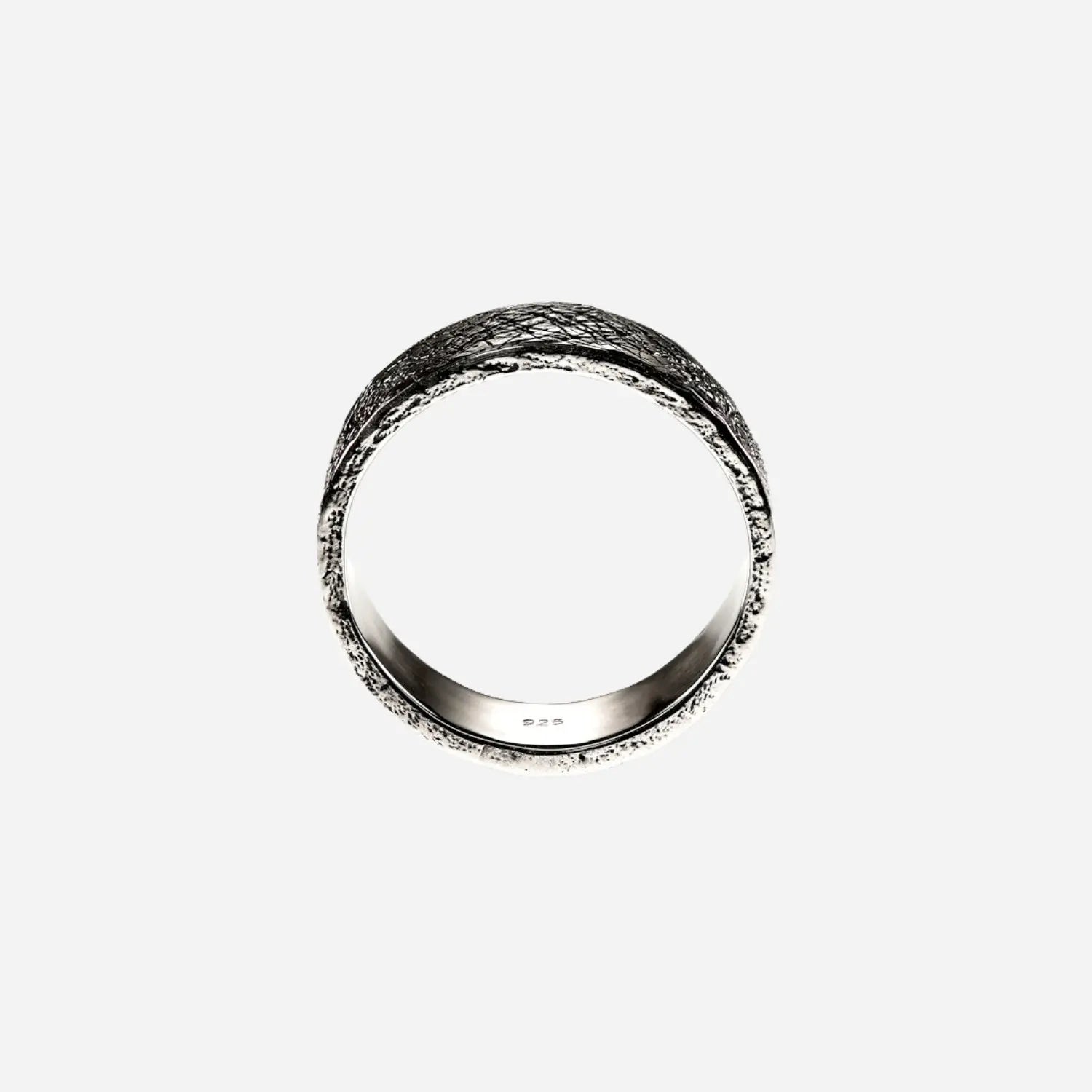 Robuuste zilveren herenring met modern design – NOX RING GROOT van PALM. Jewelry