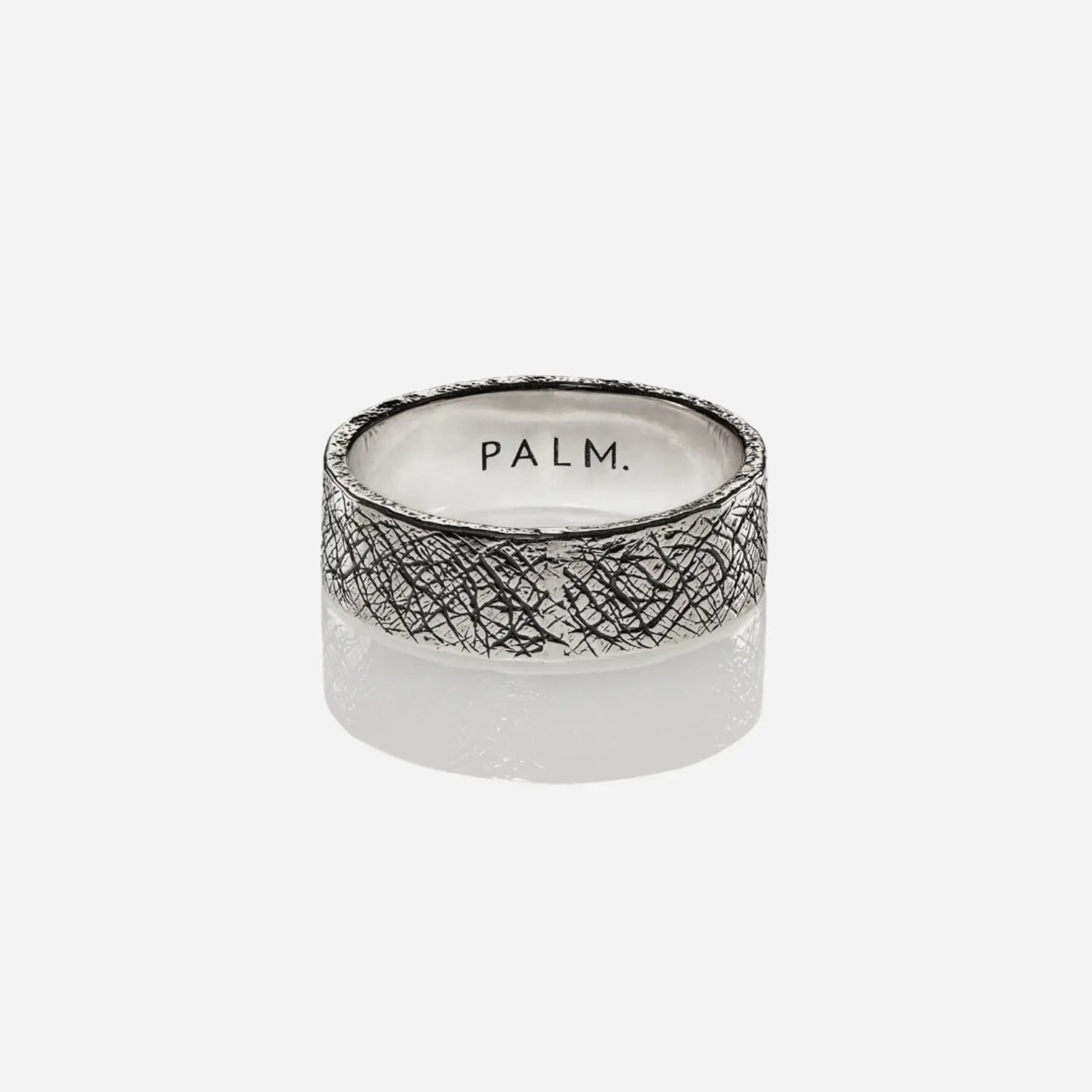 Robuuste zilveren herenring met modern design – NOX RING GROOT van PALM. Jewelry
