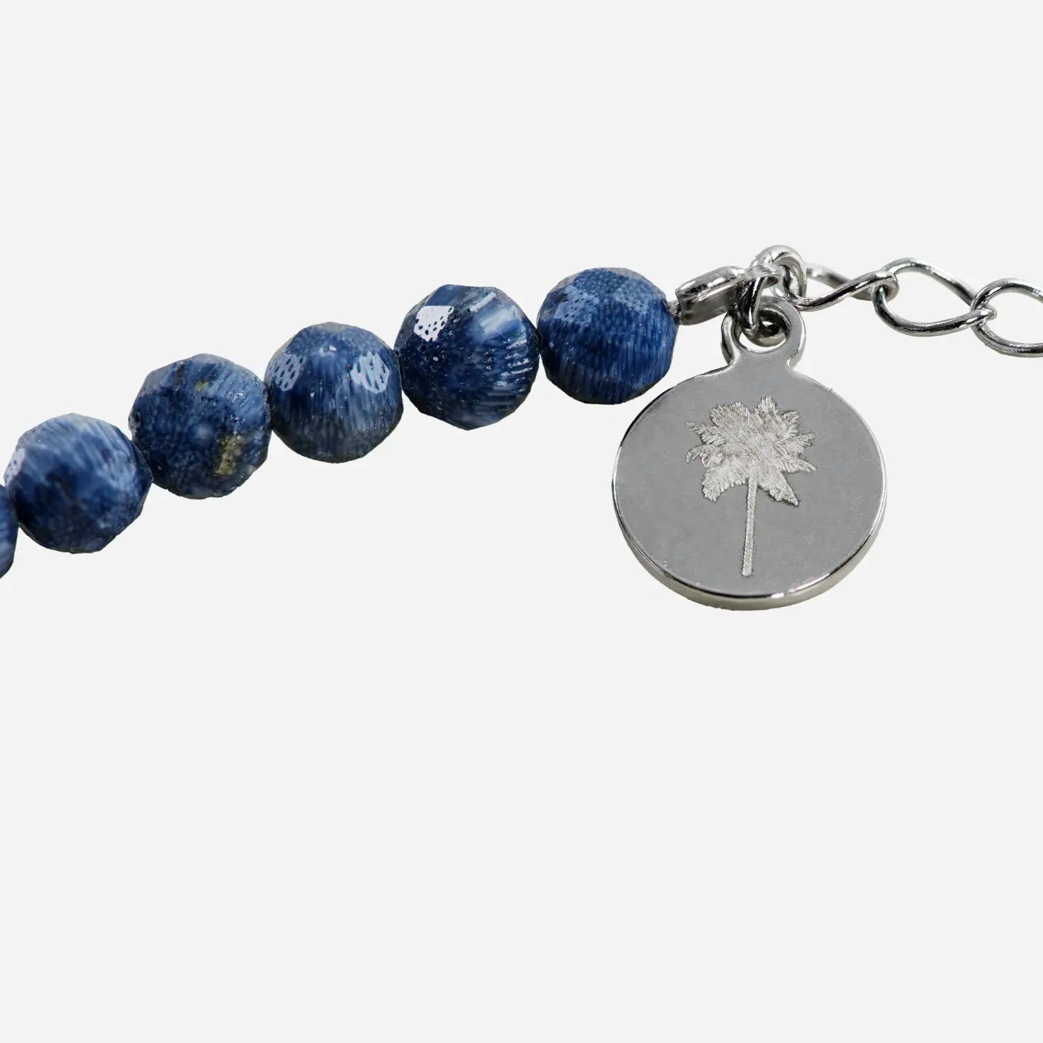 Zilveren armband met blauwe natuurstenen, handgemaakt – OCEAAN ARMBAND van PALM. Jewelry