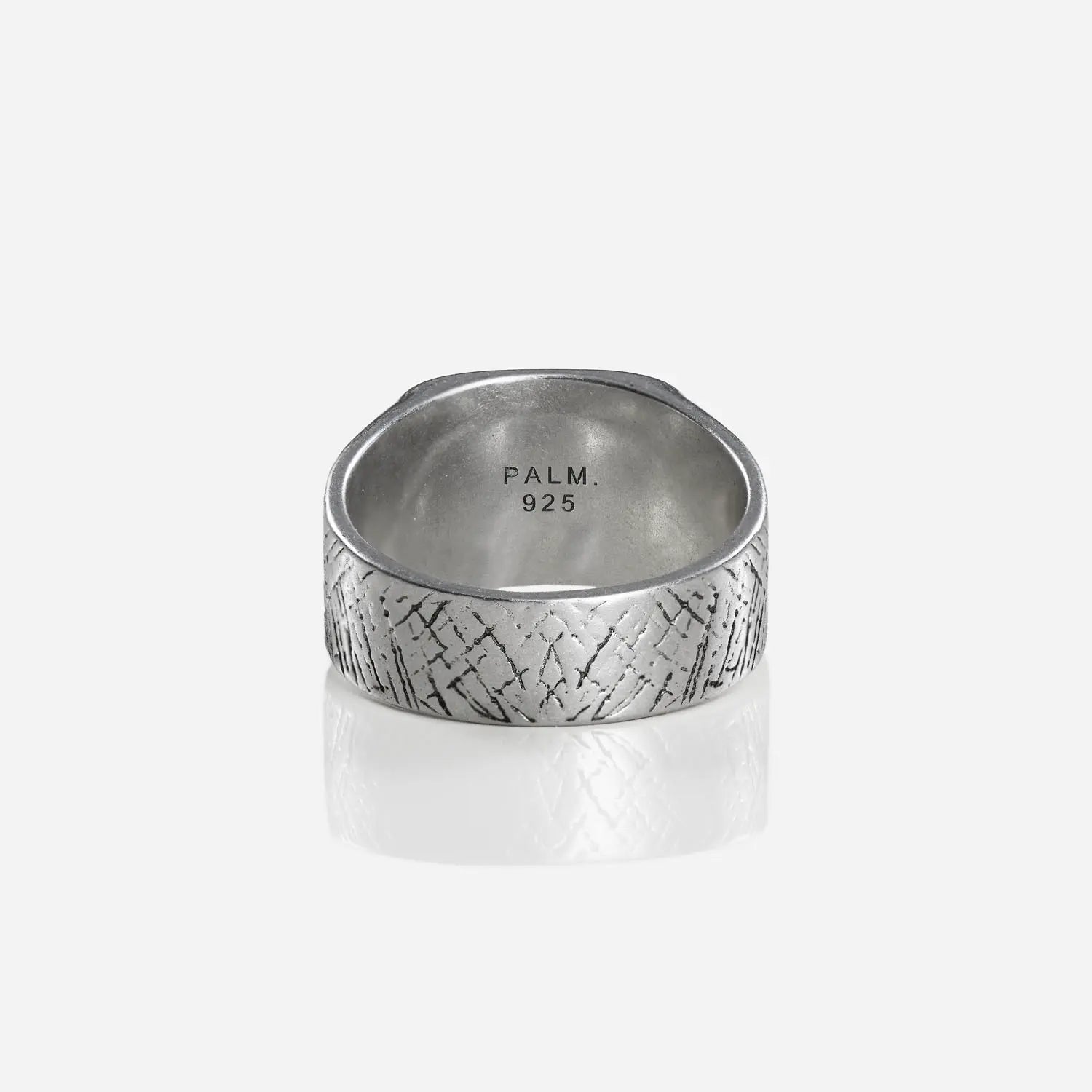 OMEGA RING. – Elegante Zilveren Ring voor Mannen met Uniek Design