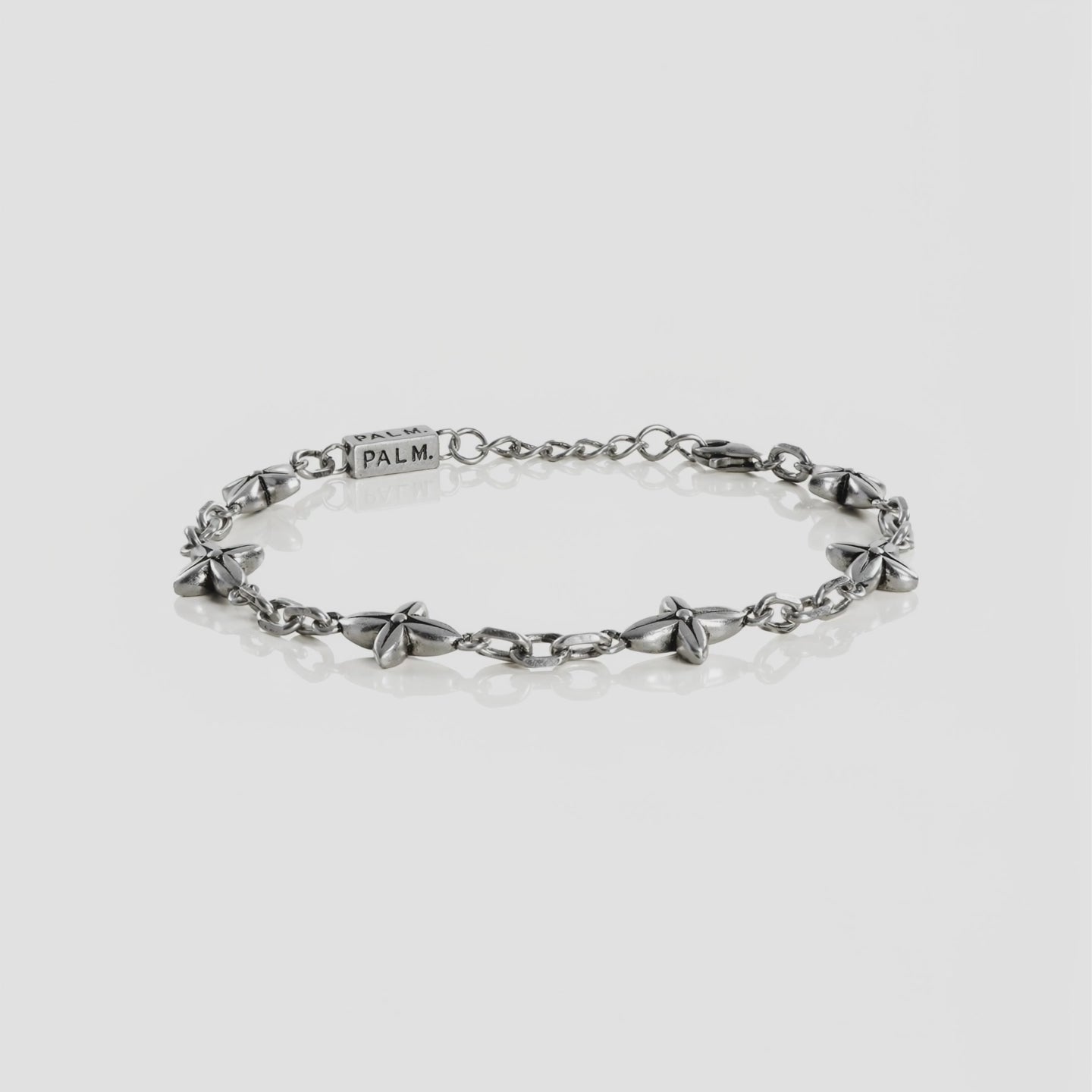 Klaver Armband II zilveren herenarmband, 360 graden draaibaar aanzicht