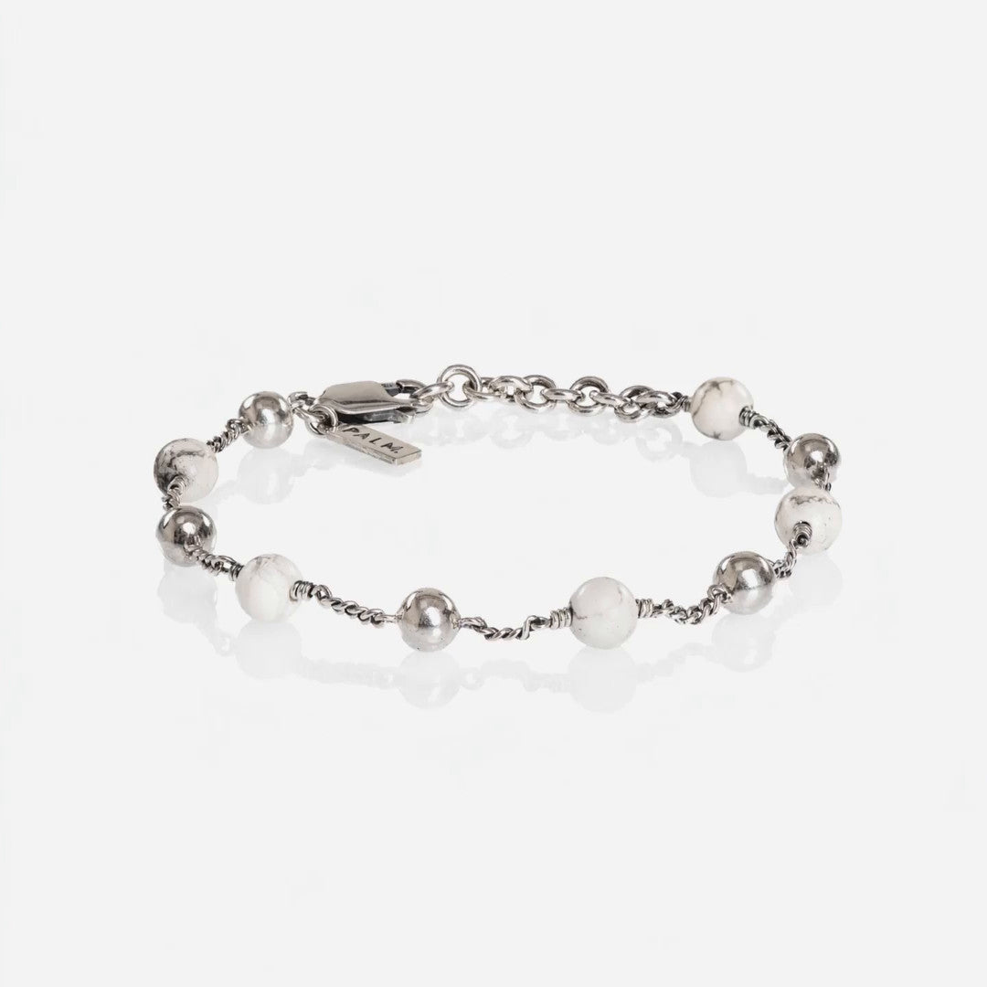 Howliet Armband zilveren herenarmband, 360 graden draaibaar aanzicht
