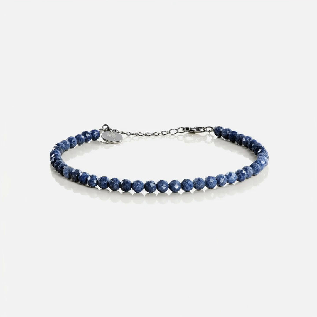Oceaan Armband zilveren herenarmband, 360 graden draaibaar aanzicht