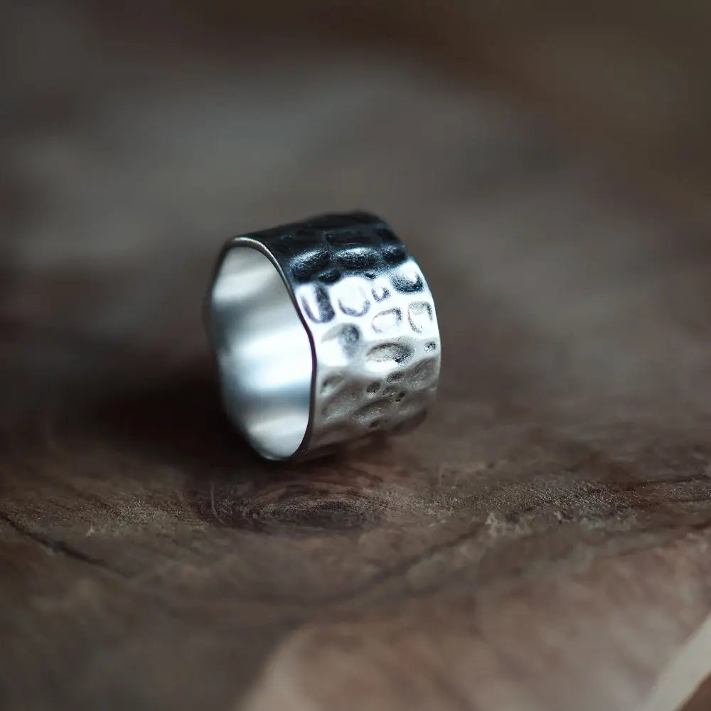 TITAN RING. – Robust Silver Men's Ring for Men with Style