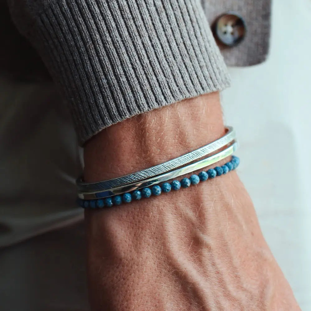  zilveren herenarmband met strak en modern design