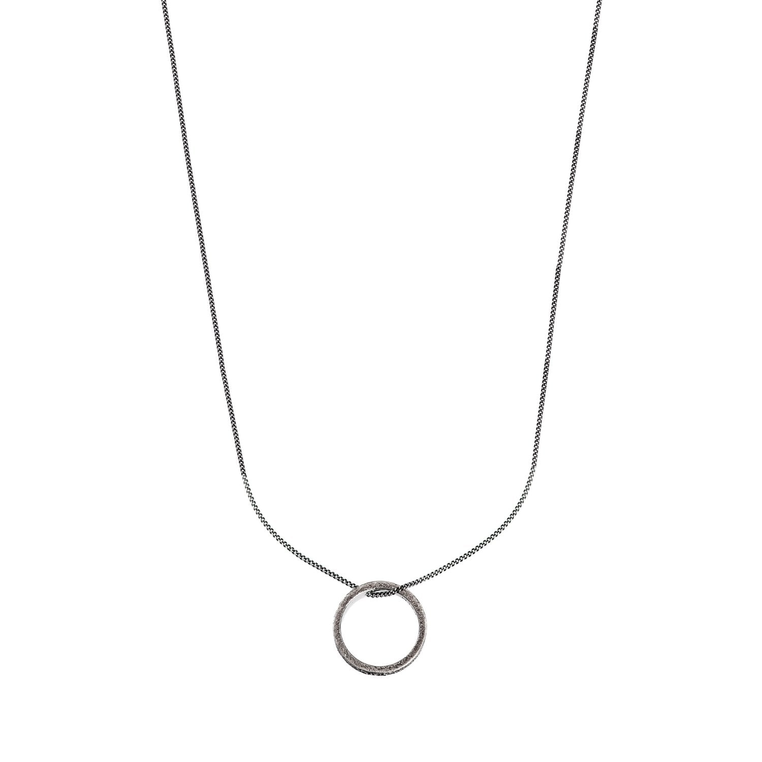Large Silver Five Circle Necklace – Rachel Dawn Designs