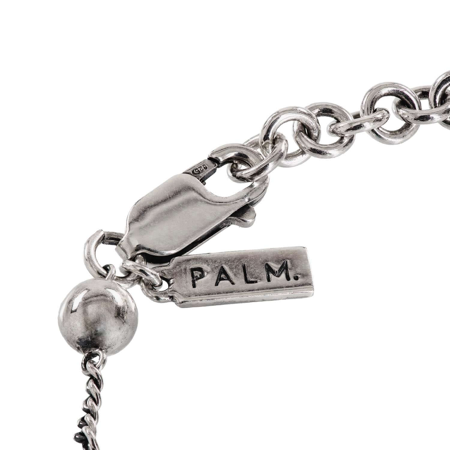 ONYX BRACELET. - 925 Silver Bracelet Onyx Stones 5.5mm - PALM. | Handcrafted Jewelry-