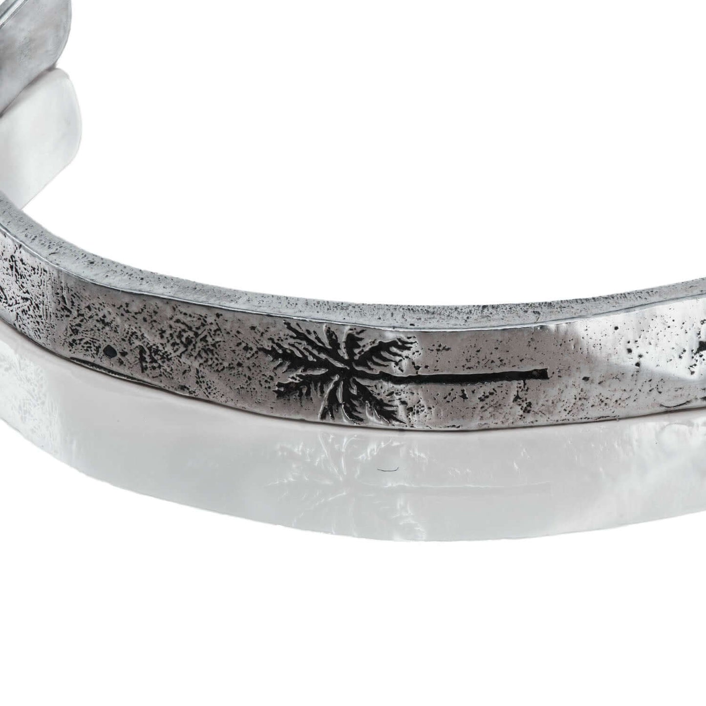 PALM CUFF. - 925 Silver Bangle Bracelet 5mm - PALM. | Handcrafted Jewelry-