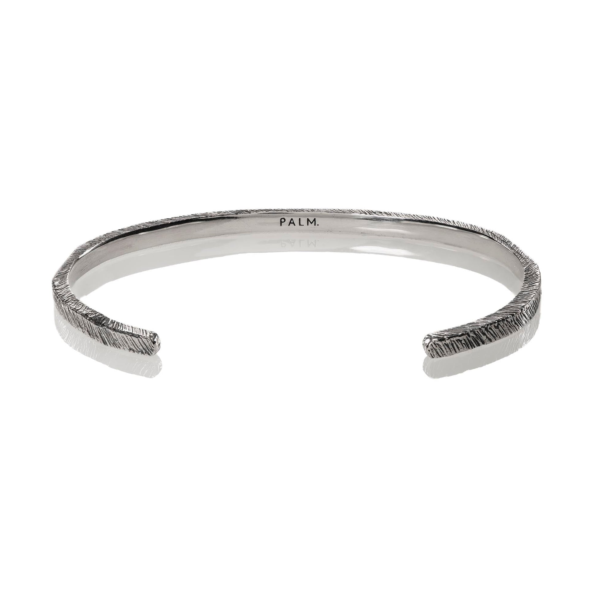 SPIRAL CUFF. - 925 Silver Bangle Bracelet 3mm - PALM. | Handcrafted Jewelry-