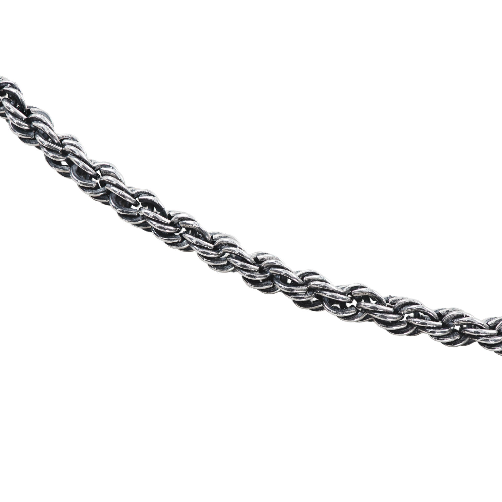 TWISTED CHAIN. - 925 Silver Rope Chain 3mm - PALM. | Handcrafted Jewelry-